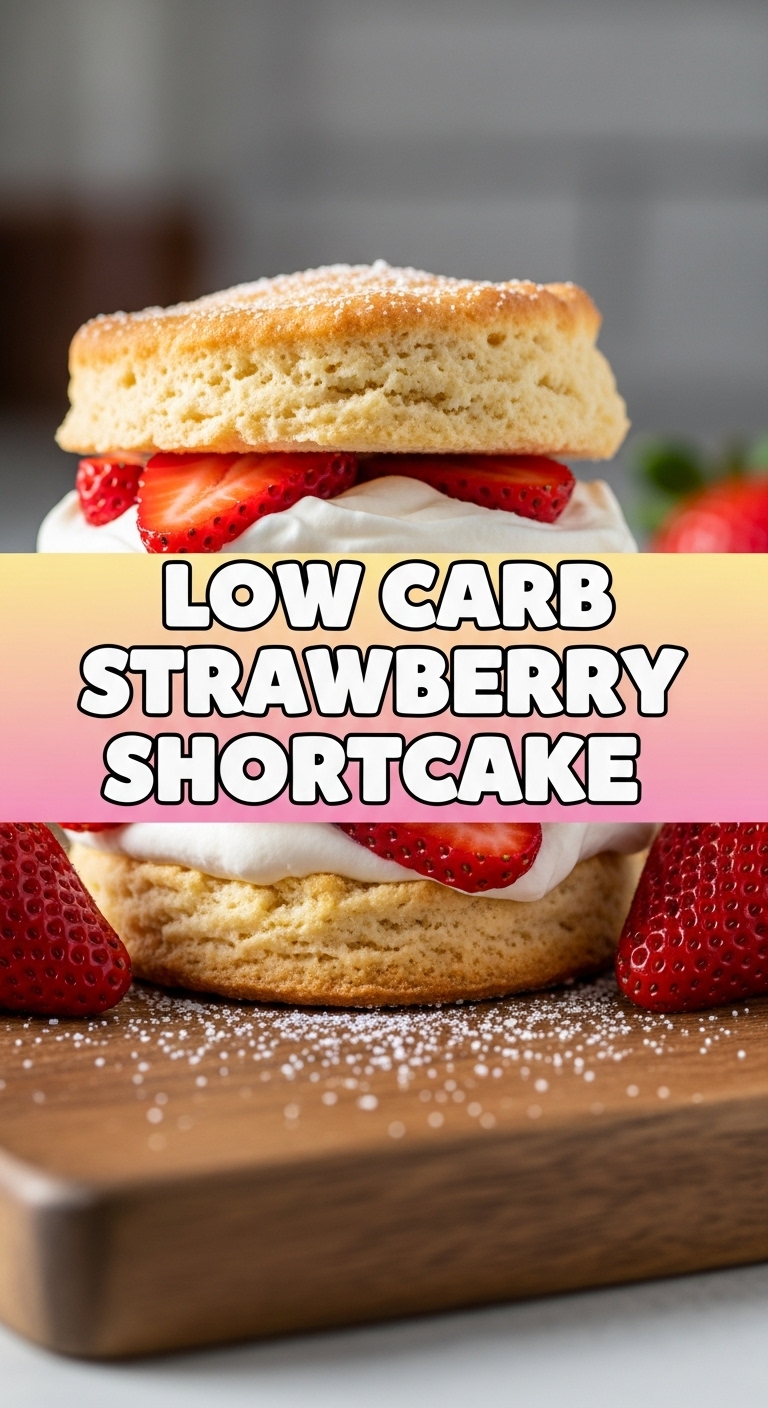 Low Carb Strawberry Shortcake