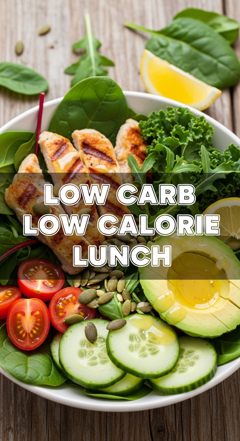 Low Carb Low Calorie Lunch