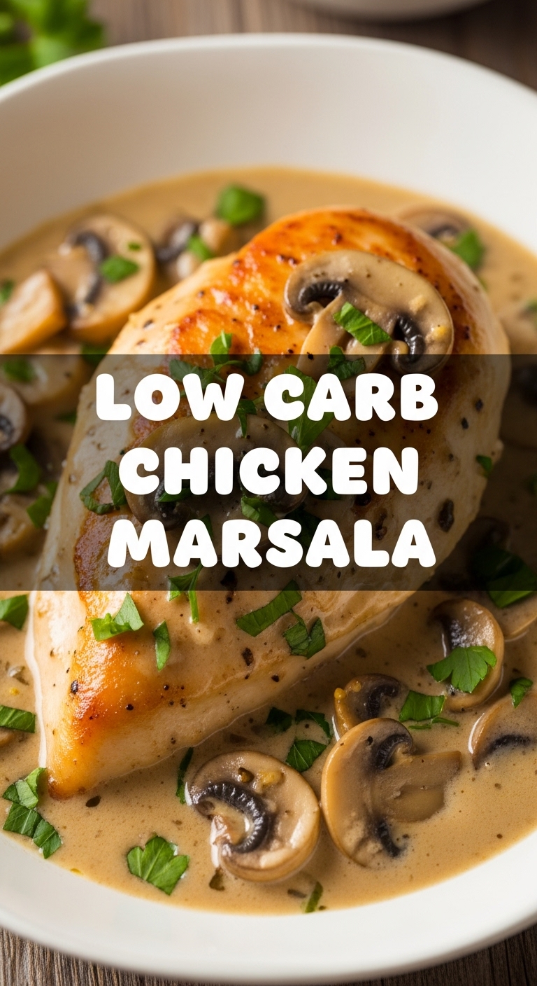 Low Carb Chicken Marsala