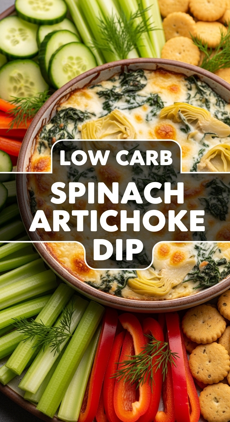 Low Carb Spinach Artichoke Dip