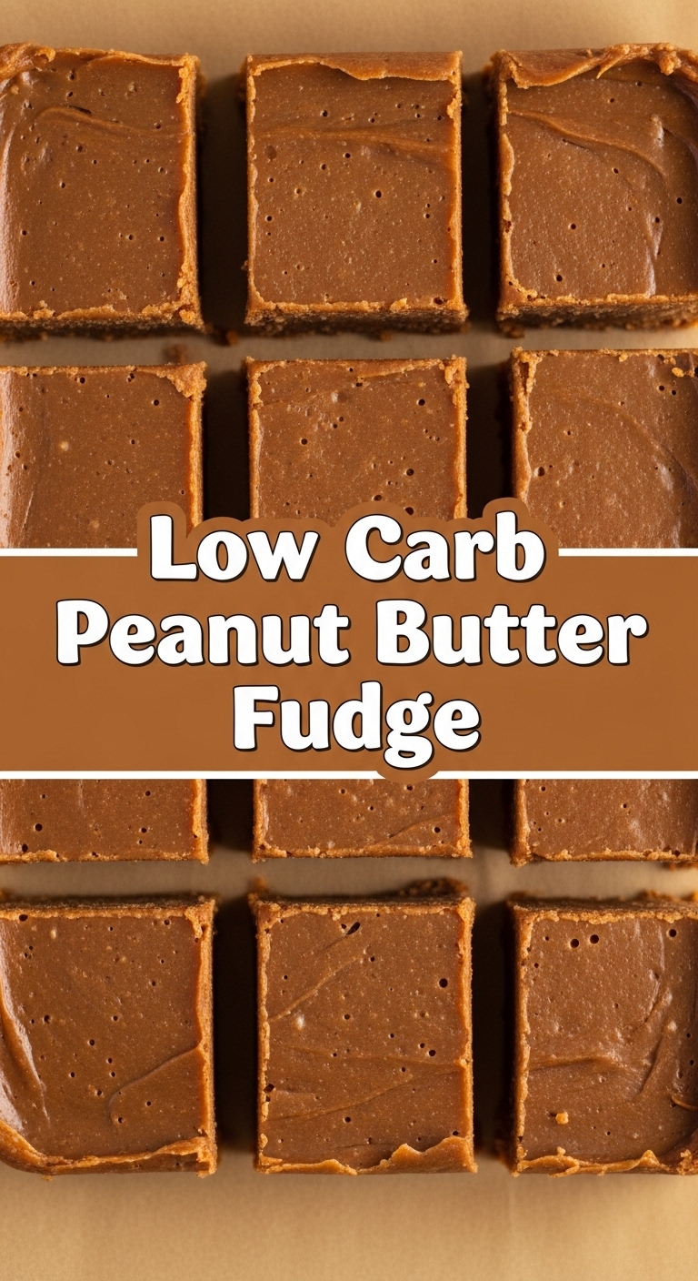 Low Carb Peanut Butter Fudge
