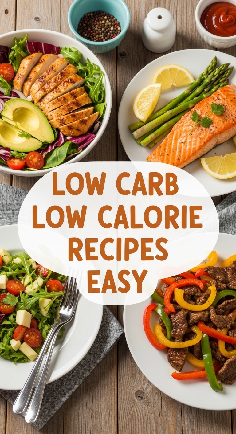 Low Carb Low Calorie Recipes Easy