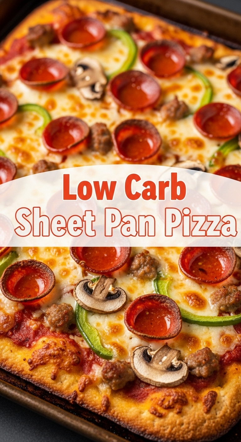 Low Carb Sheet Pan Pizza