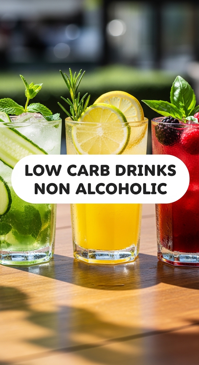 Low Carb Drinks Non Alcoholic