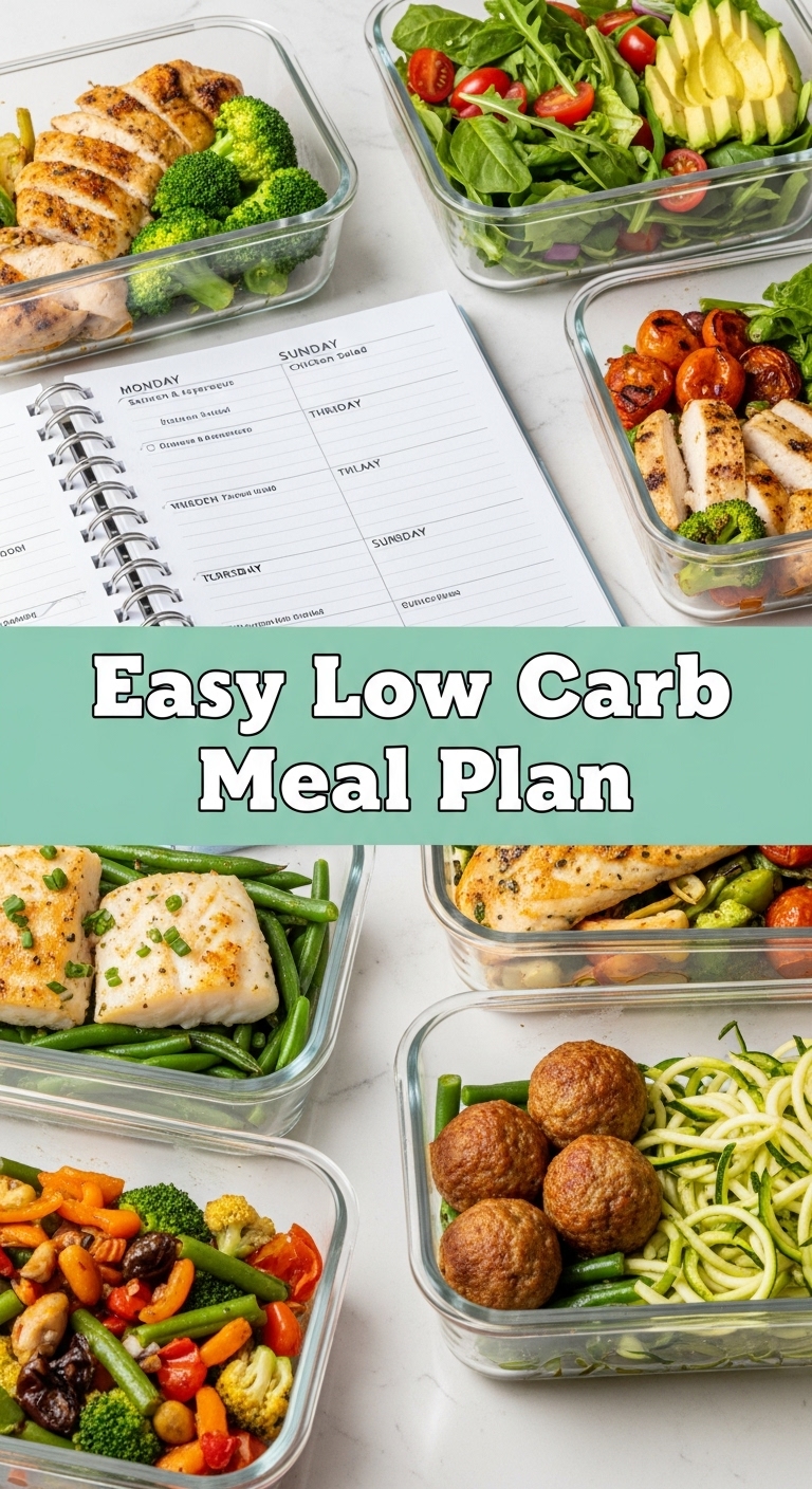 Easy Low Carb Meal Plan