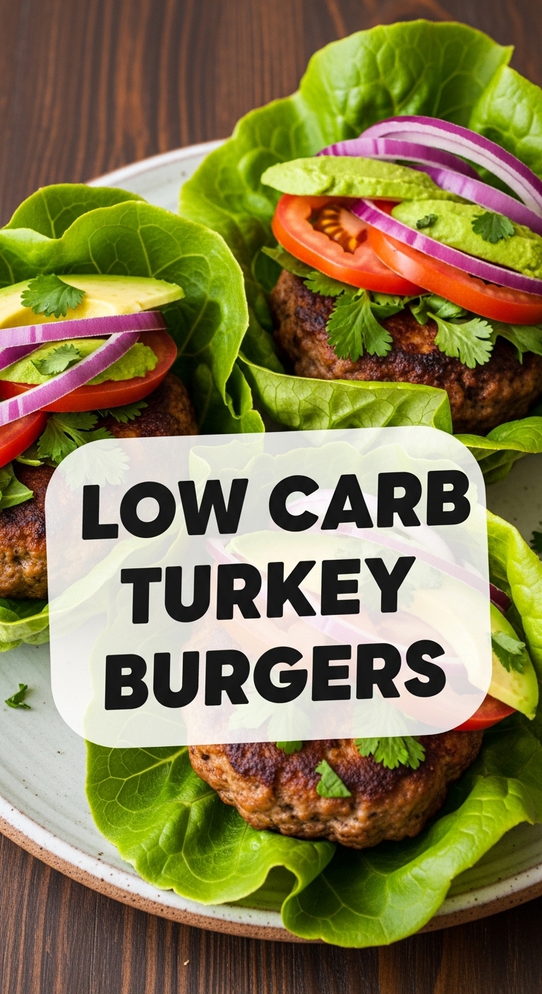 Low Carb Turkey Burgers