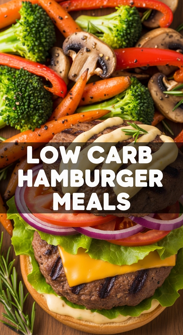 Low Carb Hamburger Meals