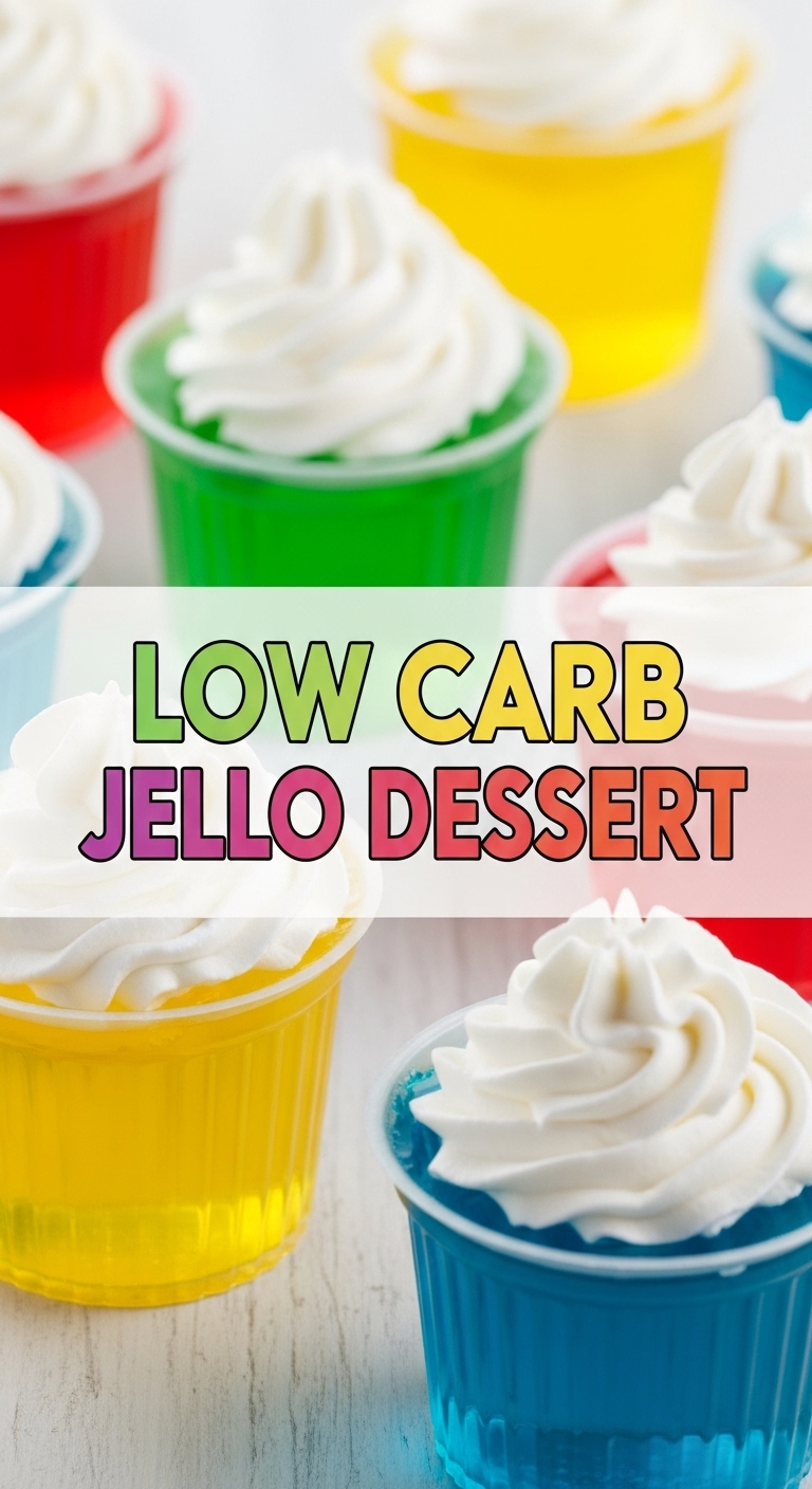 Low Carb Jello Dessert