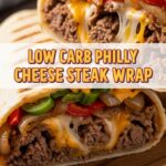 Low Carb Philly Cheese Steak Wrap