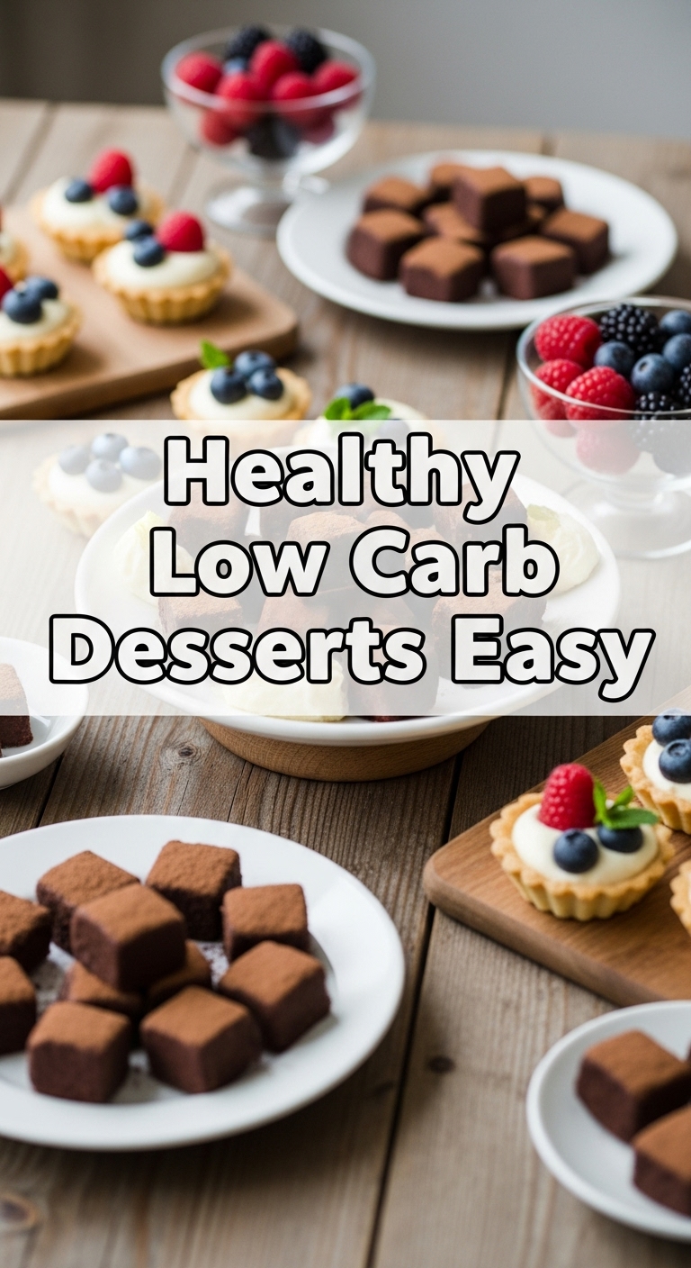 Healthy Low Carb Desserts Easy