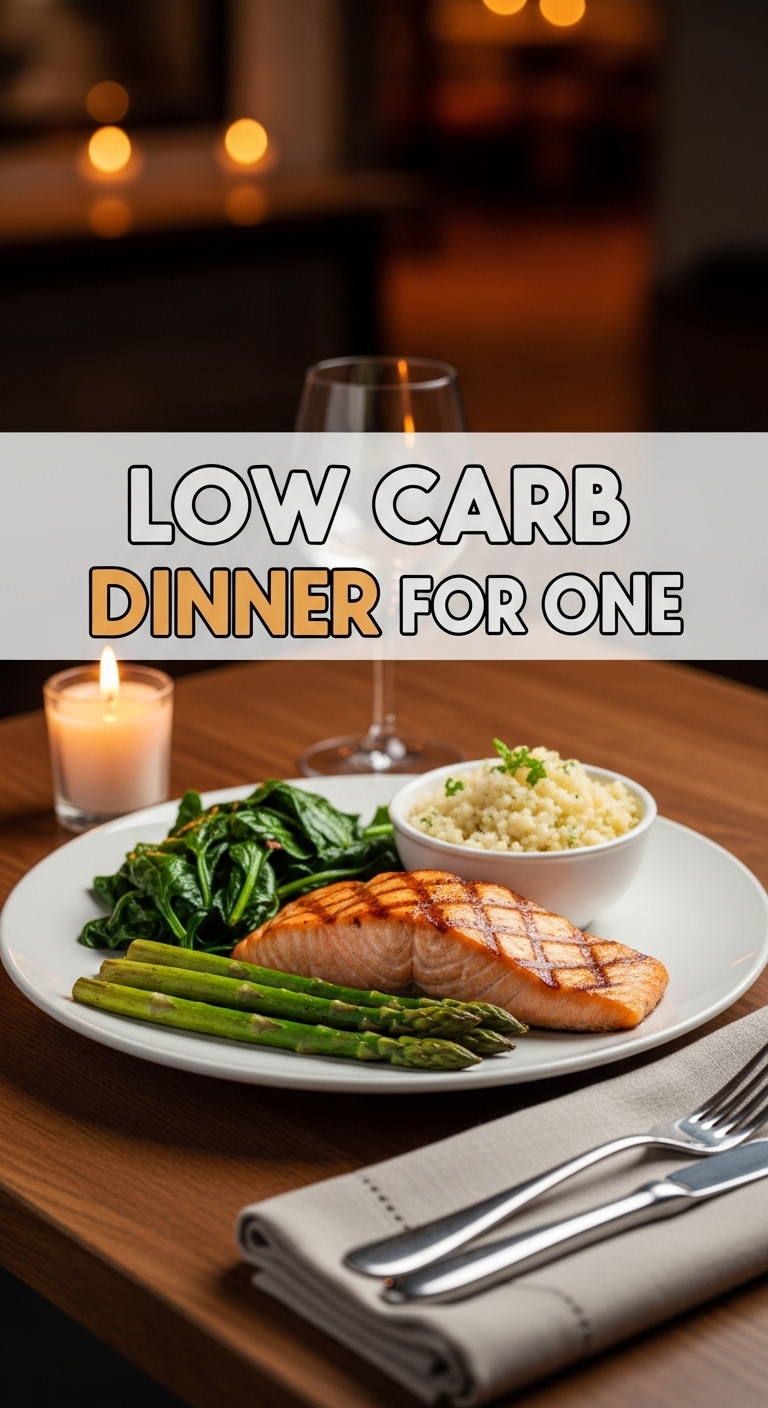 Low Carb Dinner For One