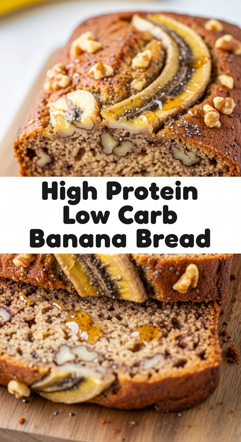 High Protein Low Carb Banana Bread