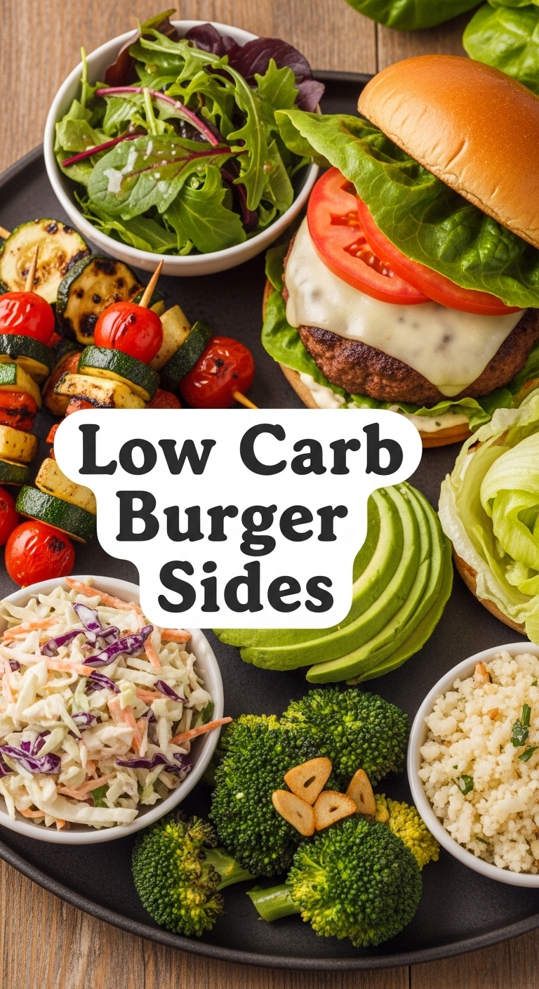 Low Carb Burger Sides
