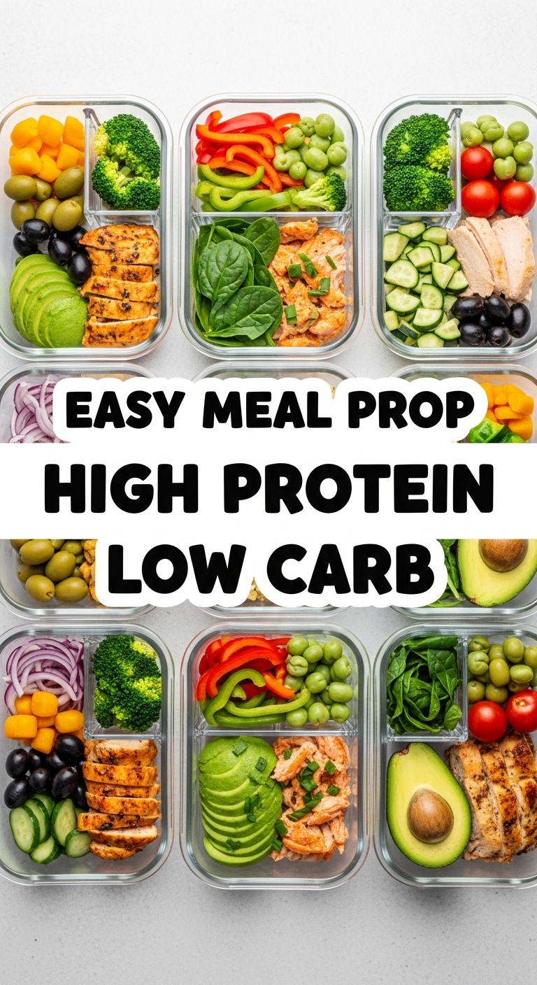 Easy Meal Prep High Protein Low Carb