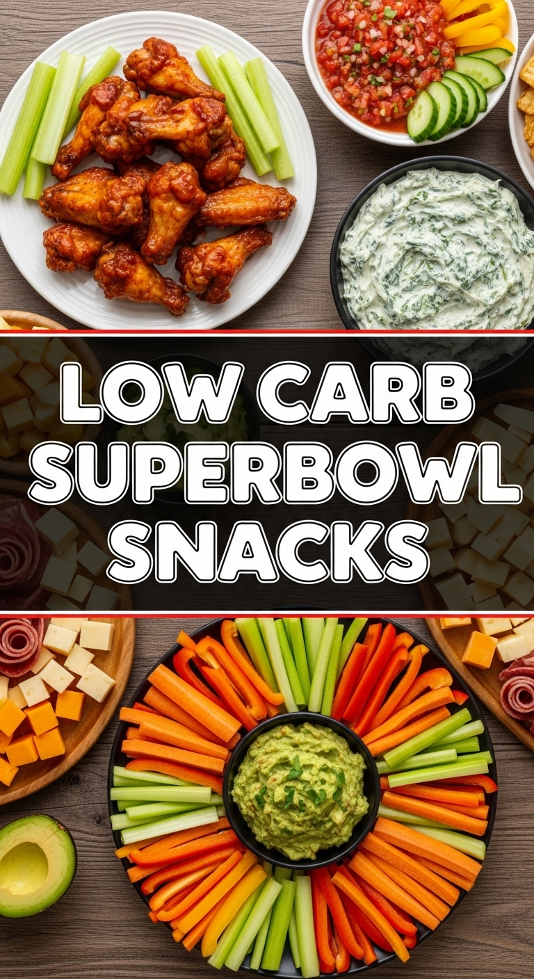 Low Carb Superbowl Snacks