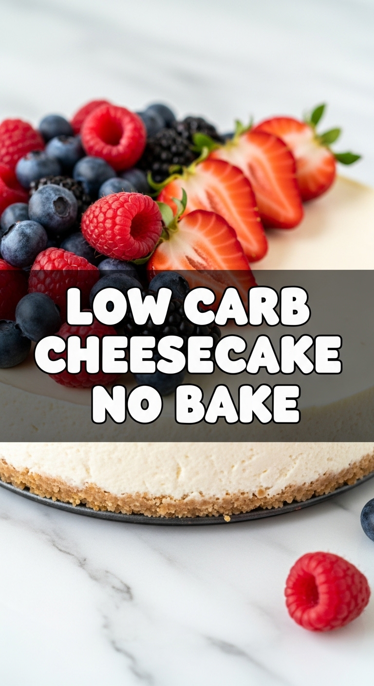 Low Carb Cheesecake No Bake