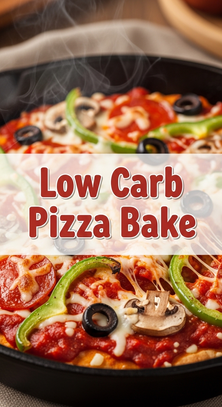 Low Carb Pizza Bake