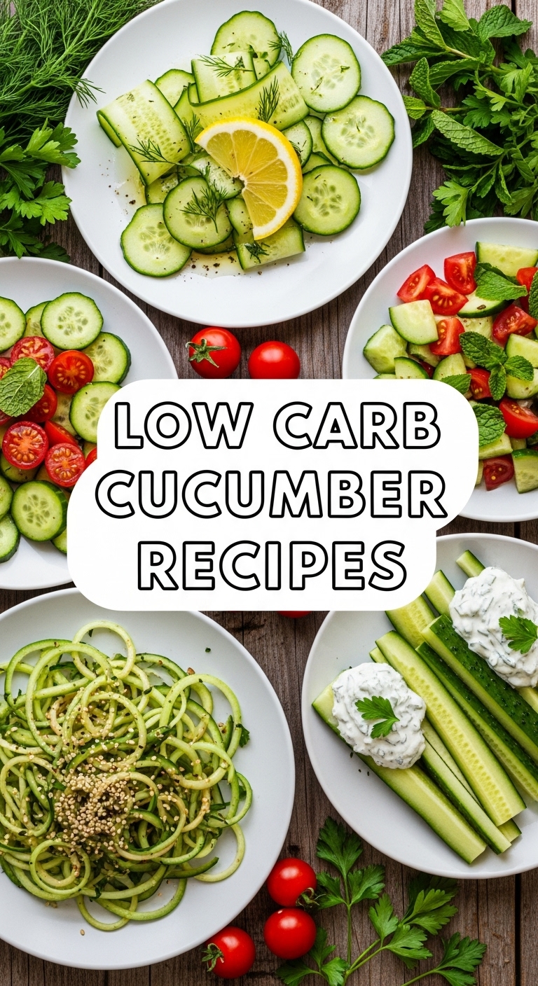 Low Carb Cucumber Recipes
