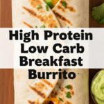 High Protein Low Carb Breakfast Burrito