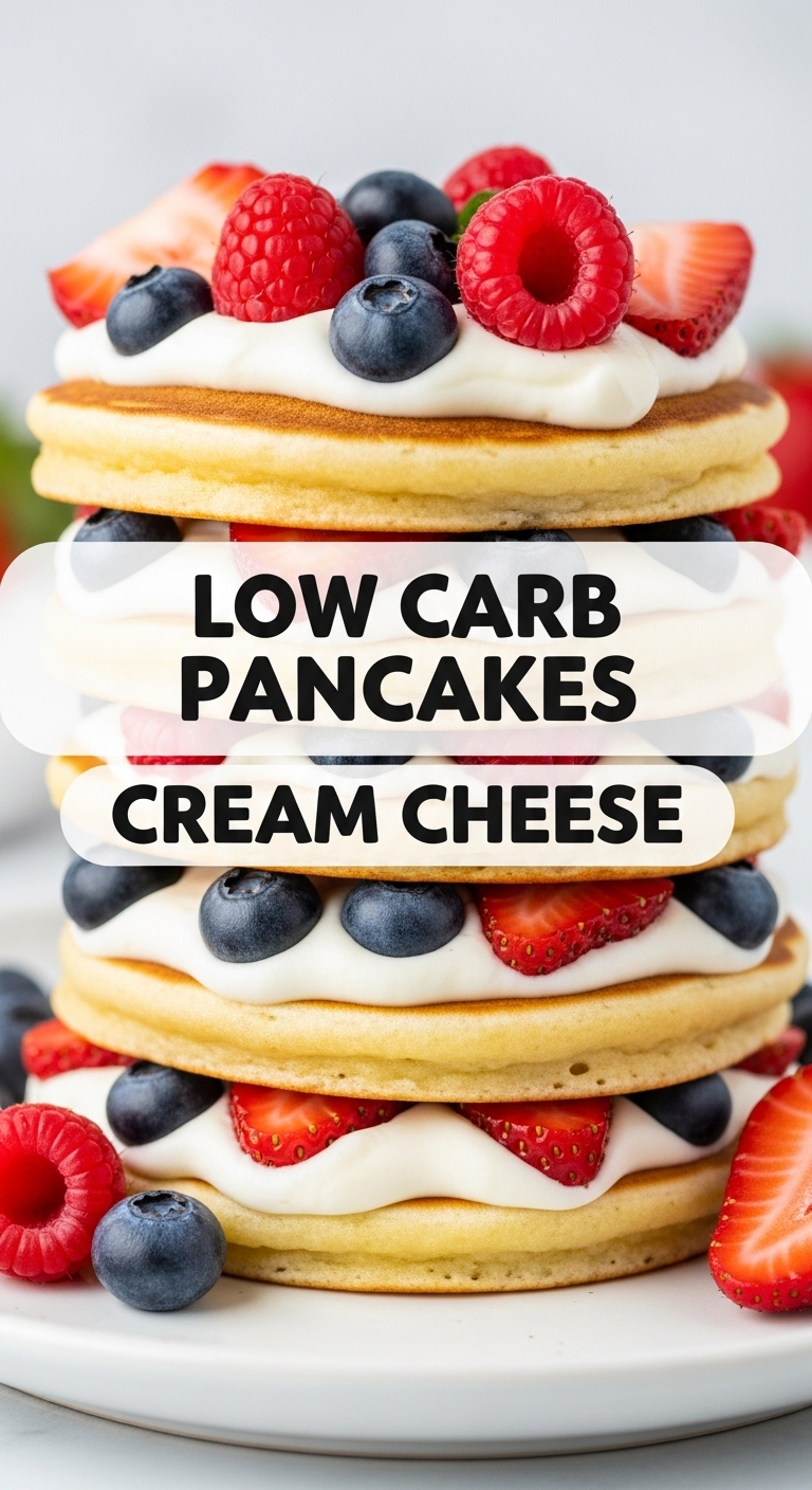 Low Carb Pancakes Cream Cheese