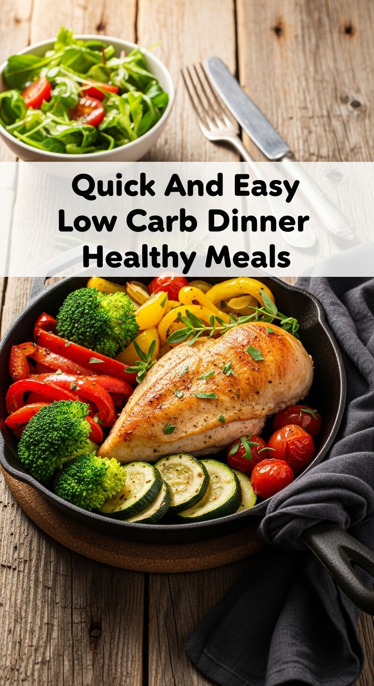 Quick And Easy Low Carb Dinner Recipes Healthy Meals