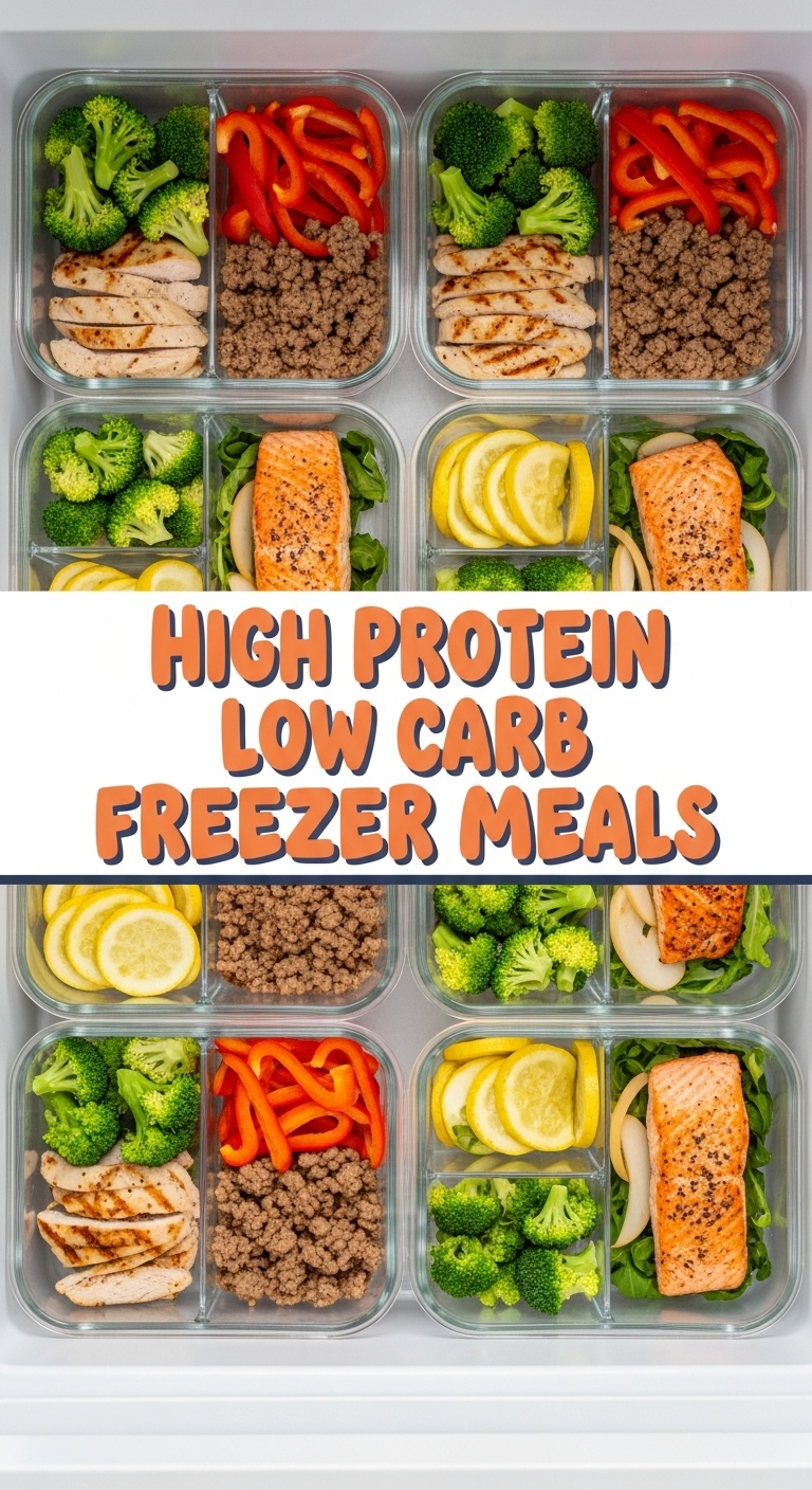 High Protein Low Carb Freezer Meals
