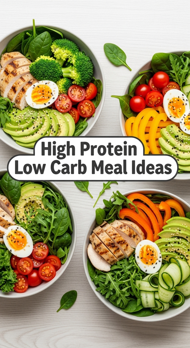 High Protein Low Carb Meal Ideas
