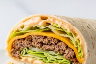 Big Mac Wrap Low Carb