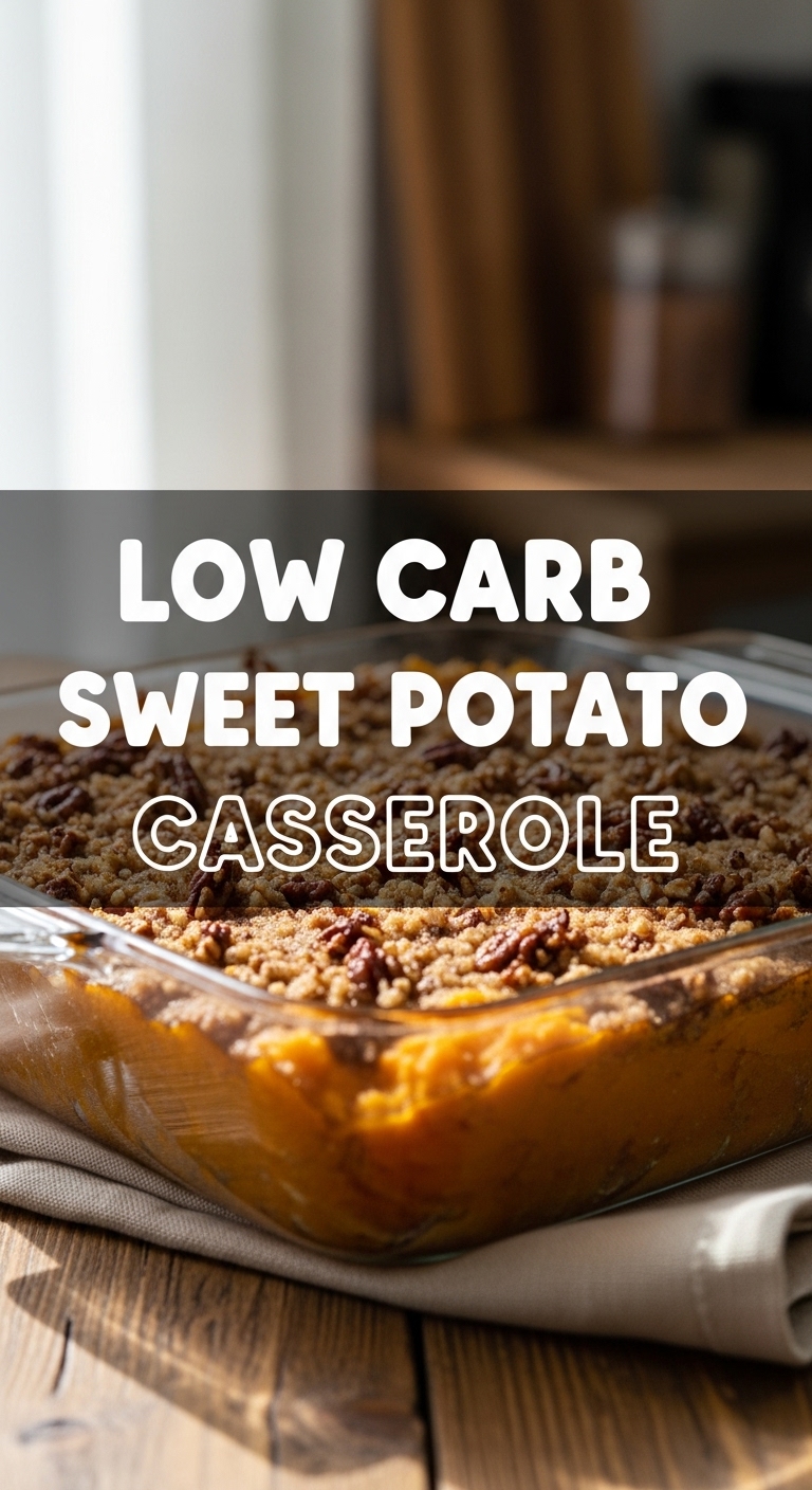 Low Carb Sweet Potato Casserole