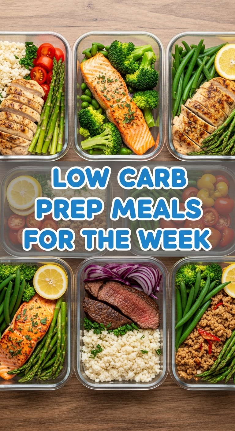 Low Carb Prep Meals For The Week