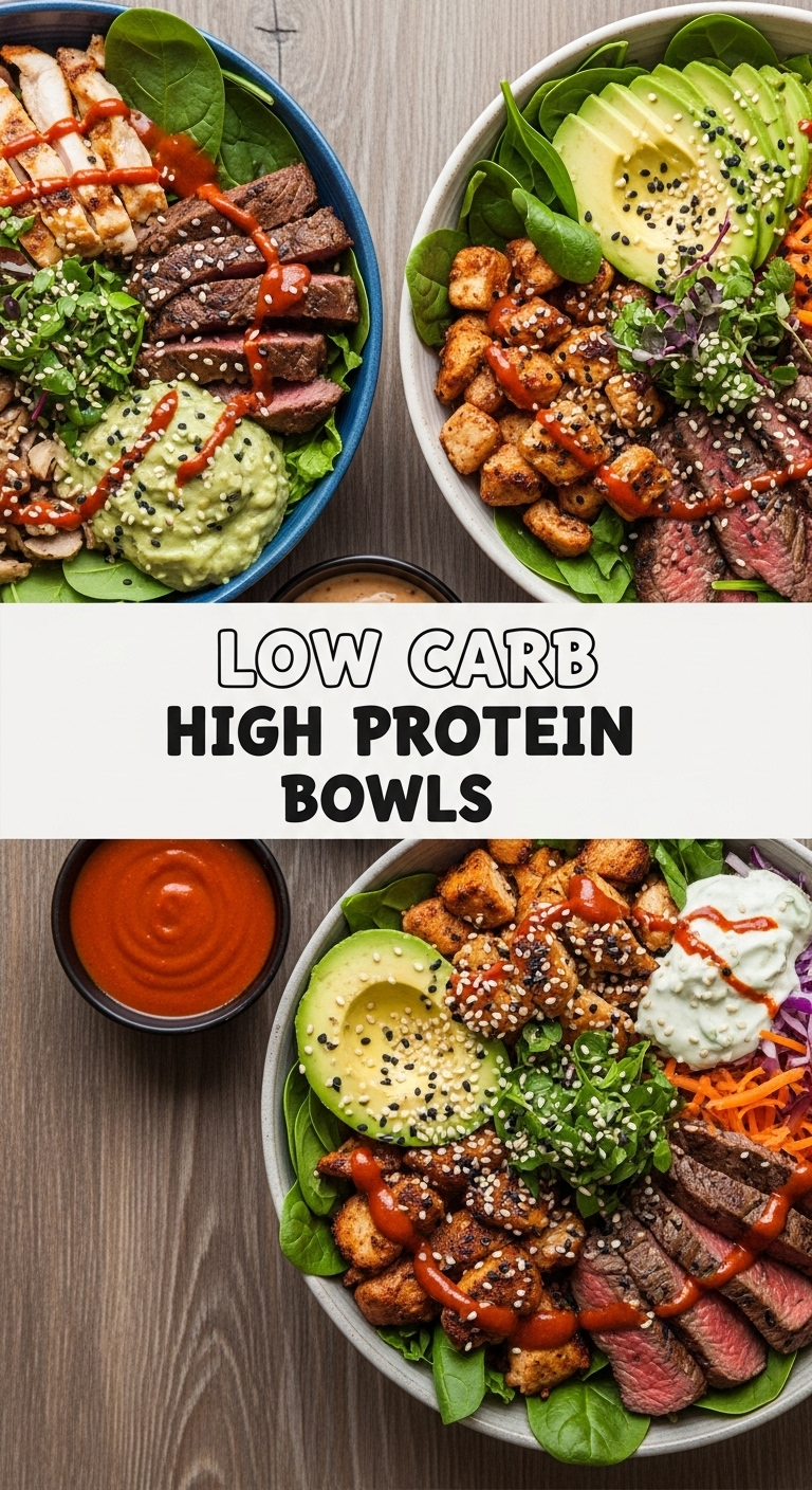 Low Carb High Protein Bowls