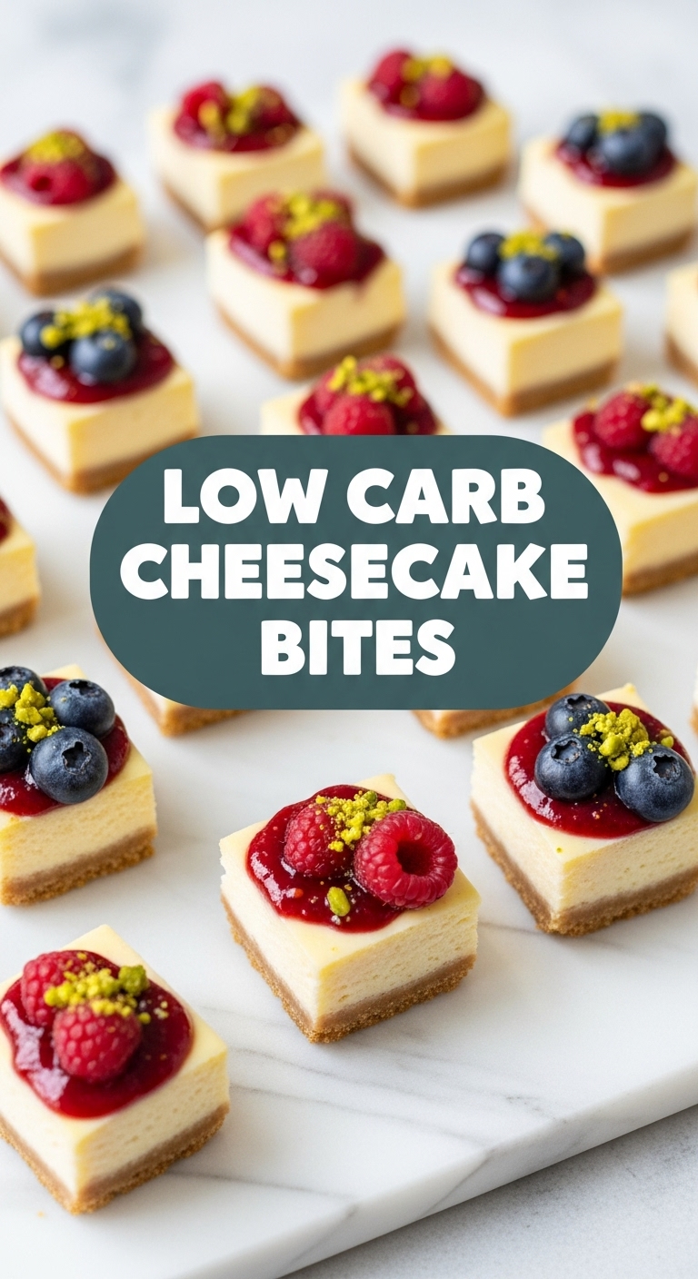 Low Carb Cheesecake Bites
