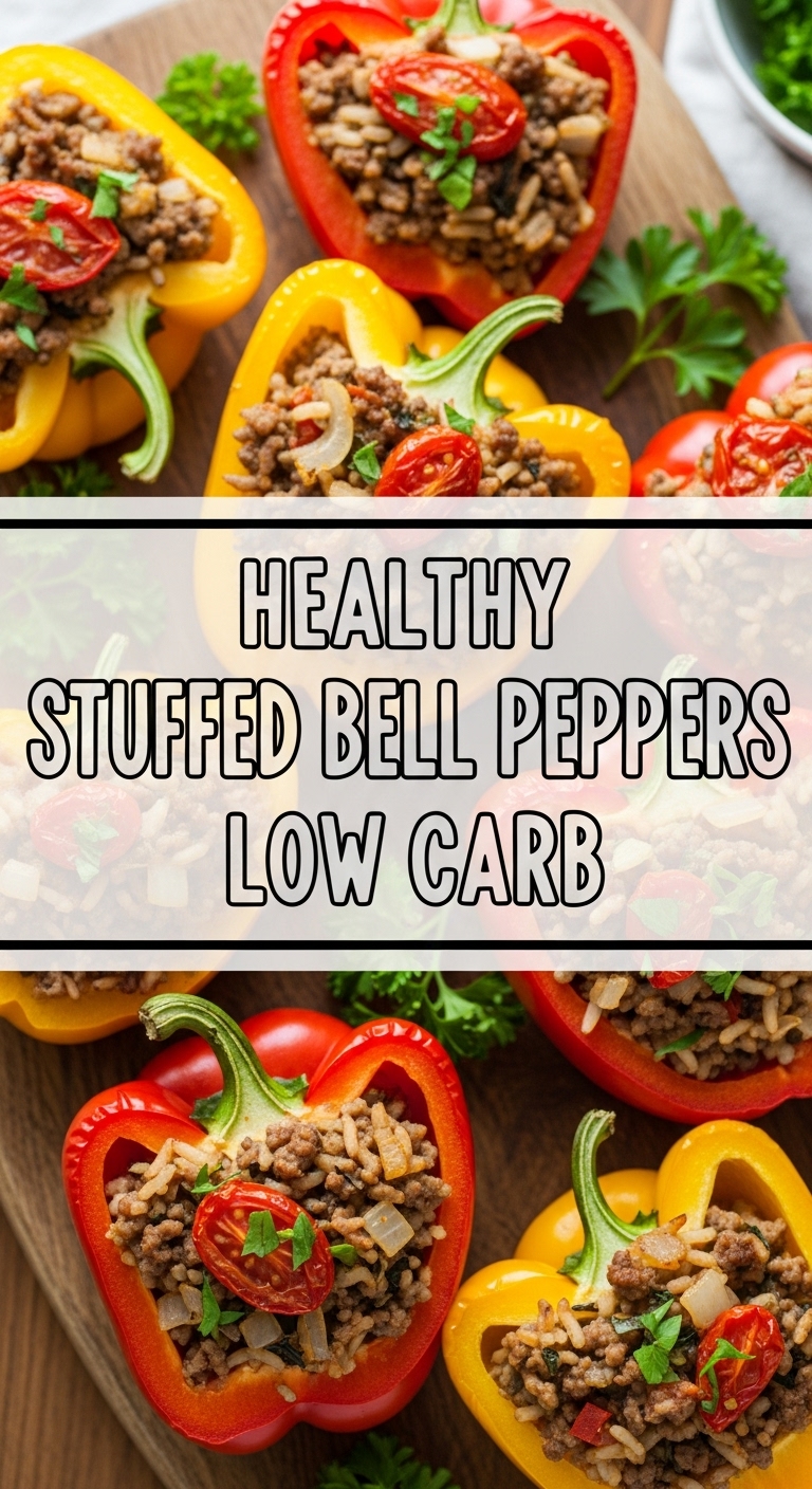 Healthy Stuffed Bell Peppers Low Carb