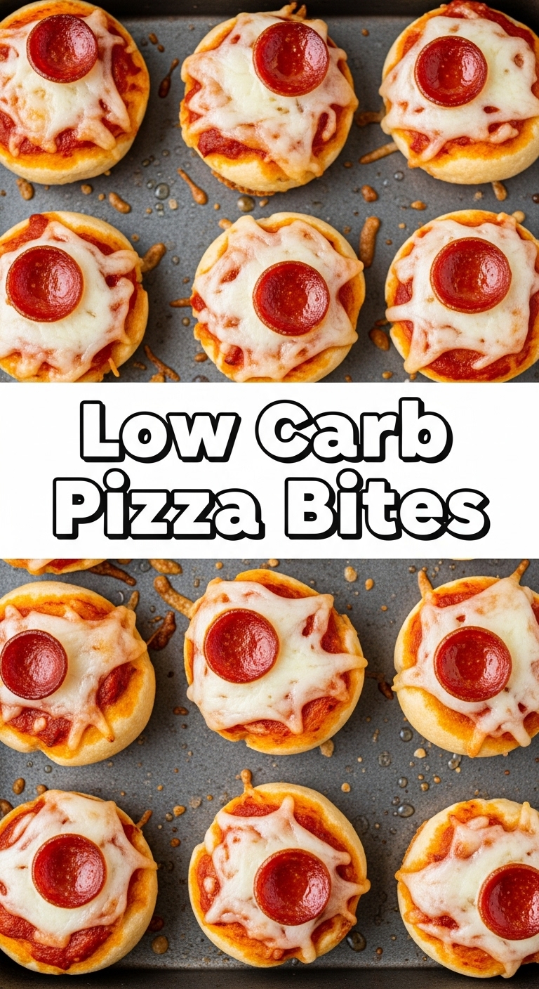 Low Carb Pizza Bites