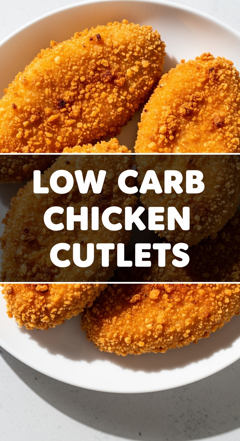 Low Carb Chicken Cutlets